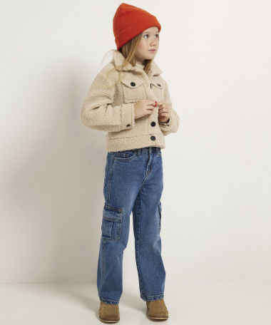 beige teddy vest