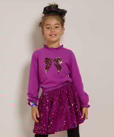 trui met pailletten opdruk