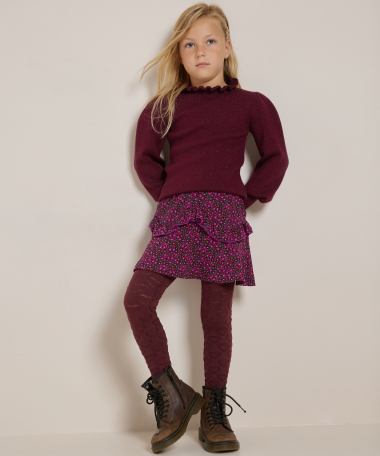 basic ruche trui met glitters