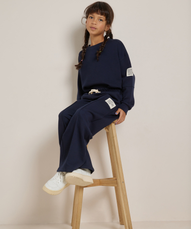 oversized trui met label