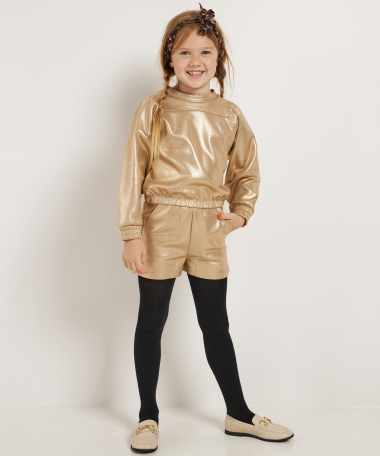 shiny trui met elastische boorden