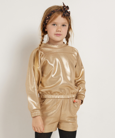shiny trui met elastische boorden