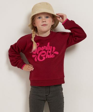 trui met sporty chic opdruk