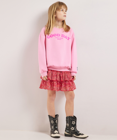 zachte trui met opdruk