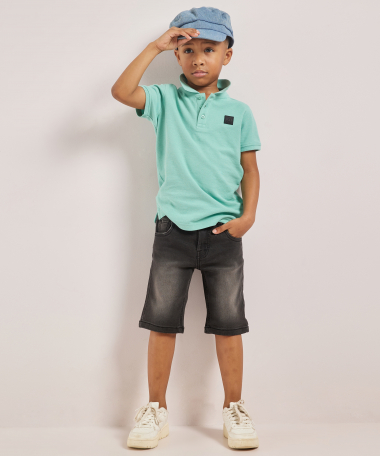 polo met knoopsluiting