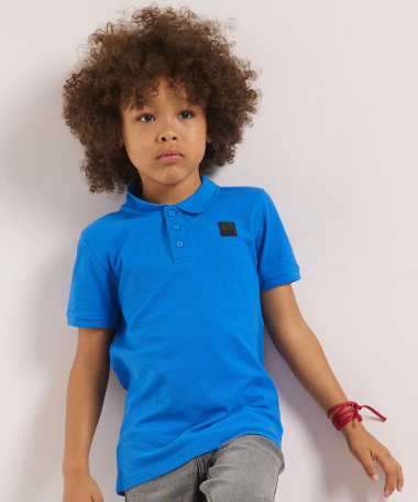 polo met knoopsluiting