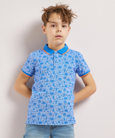 polo met print