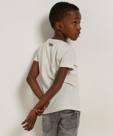 t-shirt met tropisch borduursel