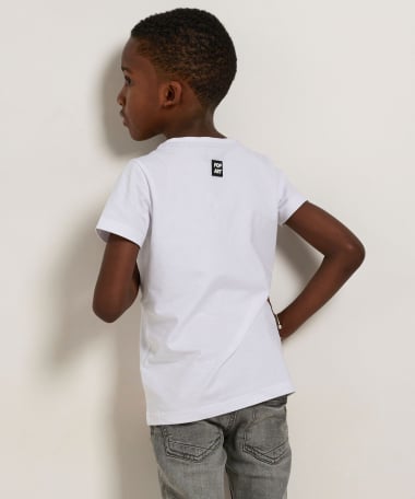 t-shirt met nylon borstzakje