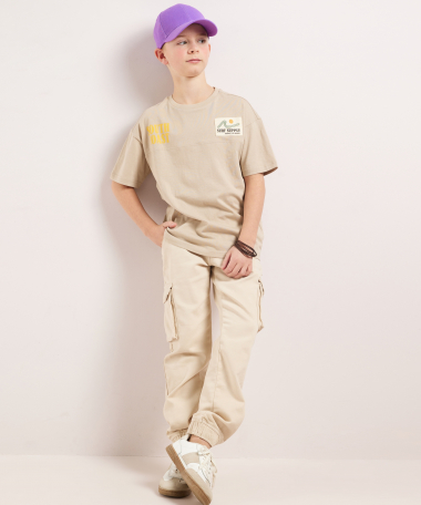 t-shirt met backprint