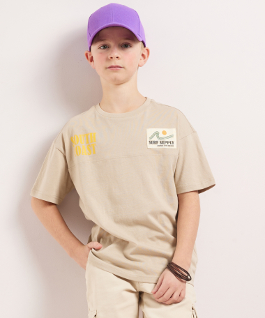 t-shirt met backprint