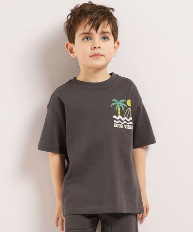 t-shirt met backprint