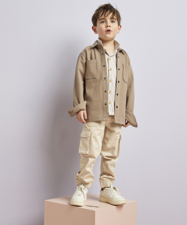 sweat twill overshirt