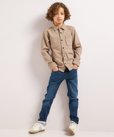 sweat twill overshirt