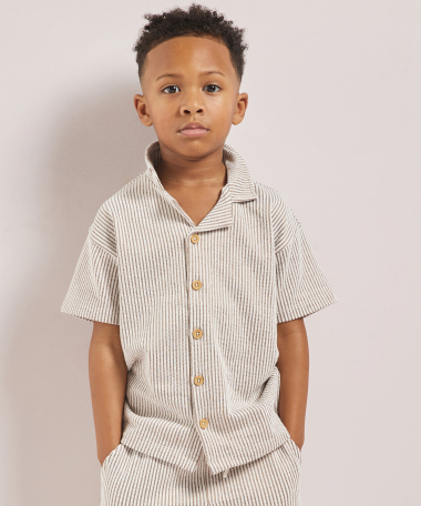 blouse met korte mouwen