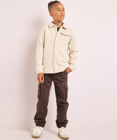 uni overshirt met borstzak