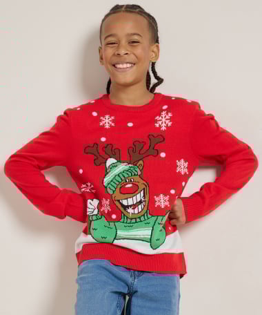 trui met kerstprint