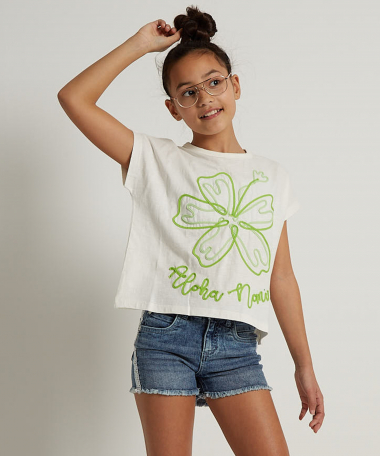 t-shirt met embroidery
