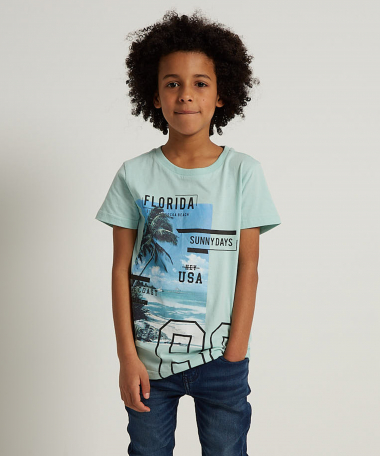 t-shirt foto en tekstopdruk
