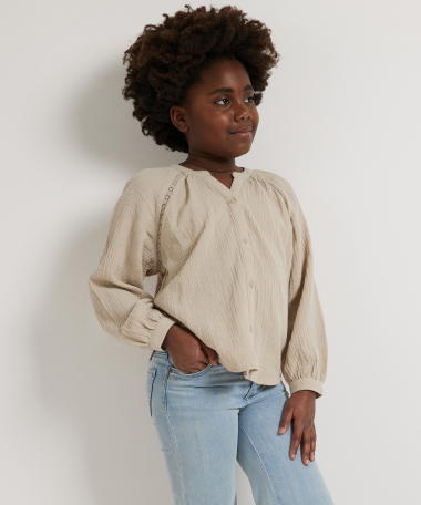 mousseline blouse