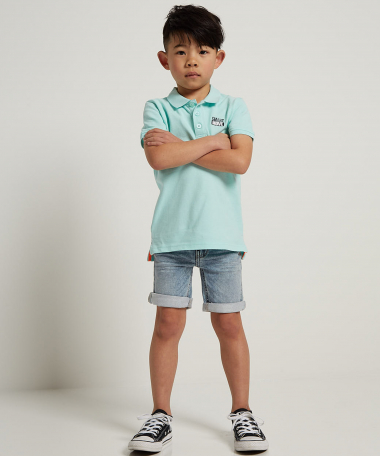 uni pique polo