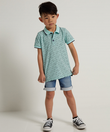 pique polo tekstprint