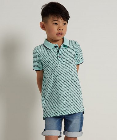 pique polo tekstprint