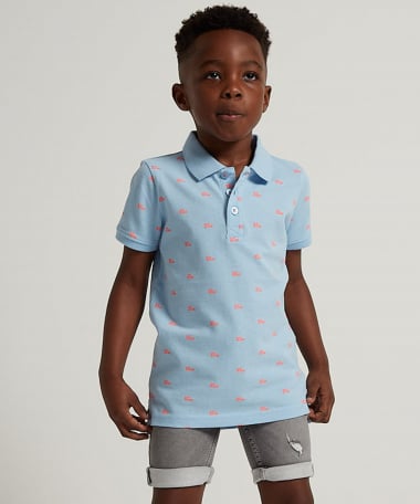 trendy pique polo