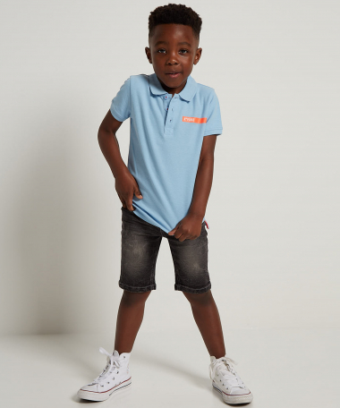 pique polo backprint