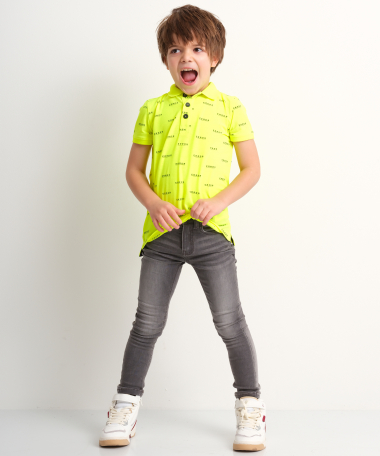 jersey polo tekstprint
