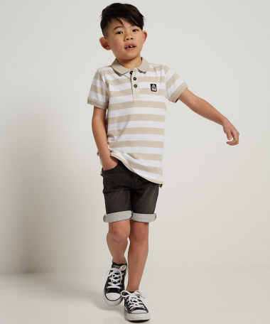 jersey polo gestreept dessin