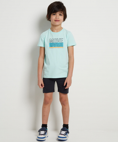 t-shirt met tekstopdruk