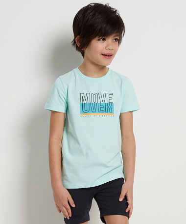 t-shirt met tekstopdruk