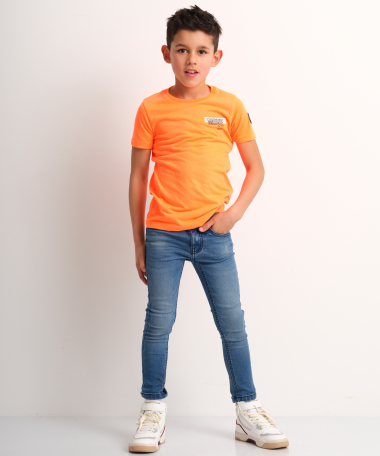 t-shirt kleine borstopdruk