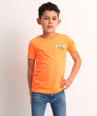 t-shirt kleine borstopdruk