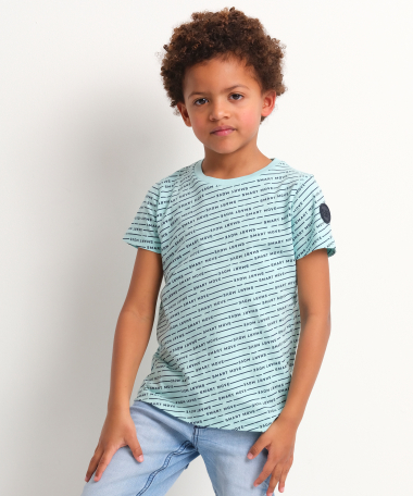t-shirt all-over tekstprint