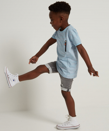 tweetoon t-shirt met rits