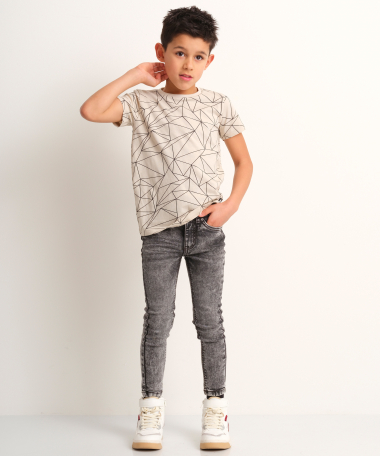 t-shirt all-over lineprint