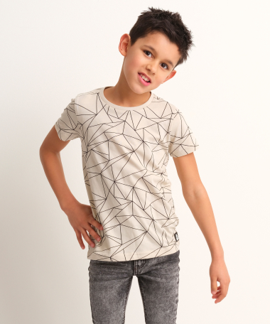 t-shirt all-over lineprint