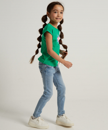 t-shirt met trendy opdruk