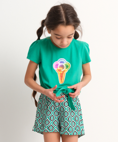 t-shirt met vrolijke opdruk