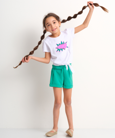 t-shirt met vrolijke opdruk