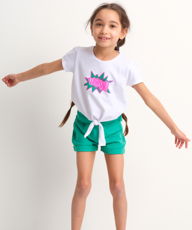 t-shirt met vrolijke opdruk