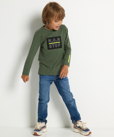 top met opdruk