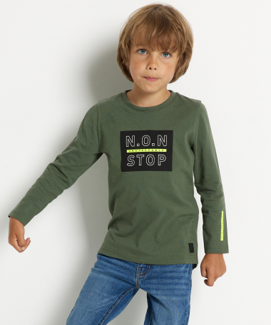 top met opdruk