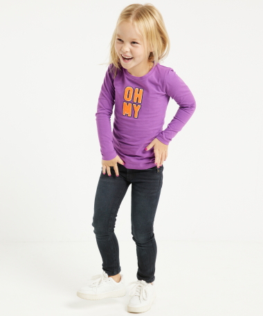 top met fancy opdruk