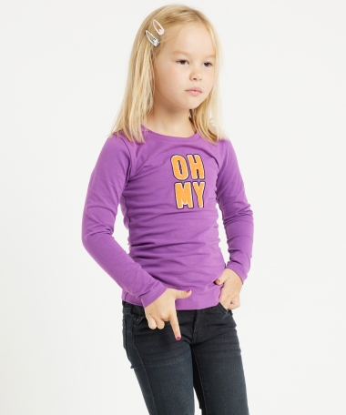top met fancy opdruk