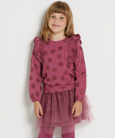 ruche top polkadot