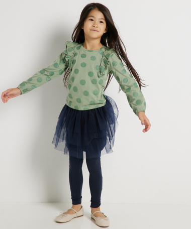 ruche top polkadot