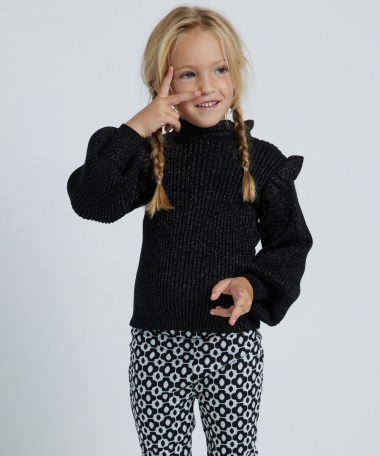 glitter trui rib